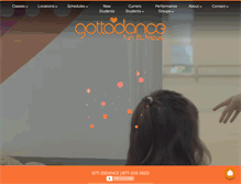 Tablet Screenshot of gotta-dance.com